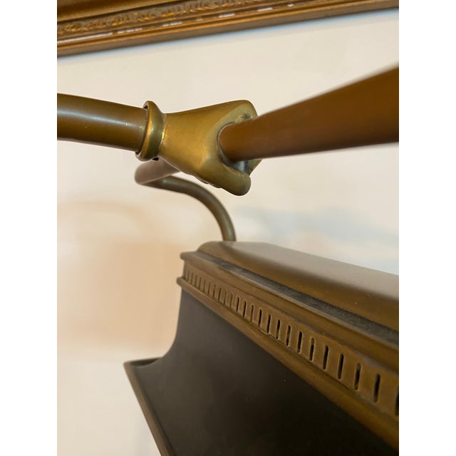 Chapman Manufacturing Company Vintage Chapman Brass Desk Lamp For Sale - Image 4 of 10