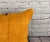 Turkish 20 x 20 Hemp Pillow Turkish Cushion Natural Orange Pillow Cushion Cover For Sale - Image 3 of 4