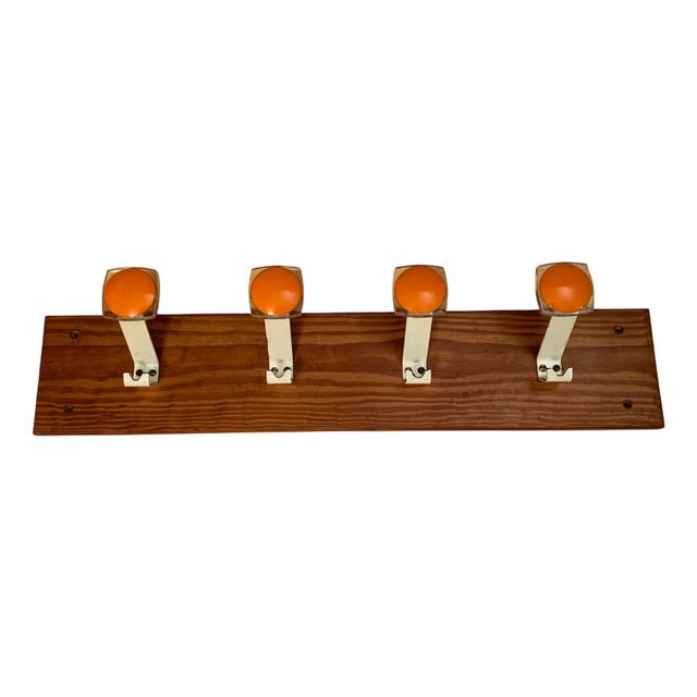 Pine Coat Hanger, 1970s For Sale