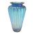 Mayauel Ward Contemporary Iridescent Blue Blown Glass Vase, 2015 For Sale