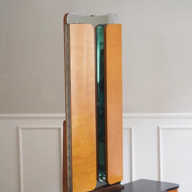 Art Deco Dressing Table with Mirror, 1940s For Sale - Image 14 of 18