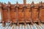 Wood Antique Tramp Art Crown of Thorns Wooden Basket With Handle For Sale - Image 7 of 8