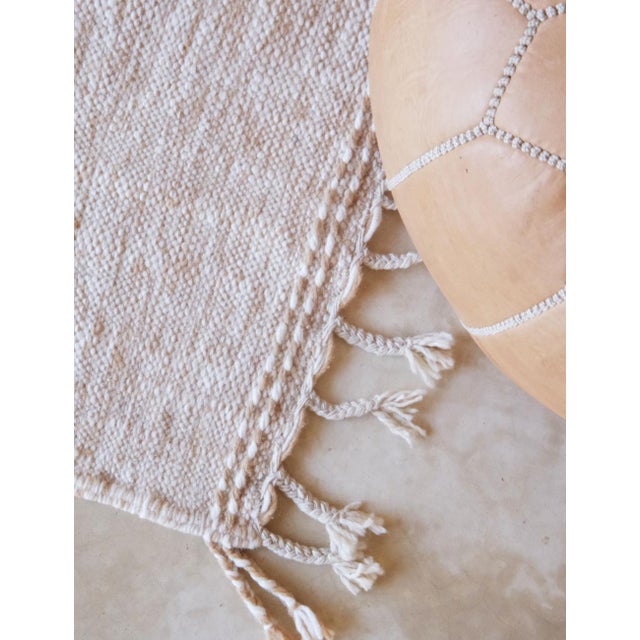 Contemporary Small Moroccan Flatwoven Rug - 2.9 X 2.1 Ft For Sale - Image 3 of 8