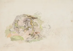 At Knigssee near Berchtesgarden in Bavaria, 1836, Pencil
