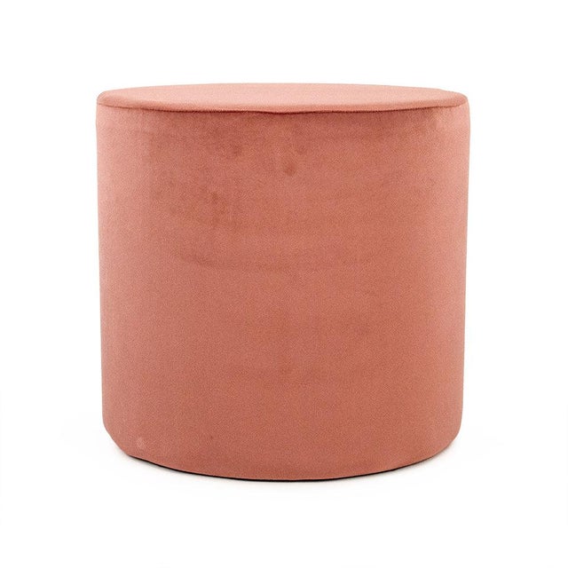 This Zentique glam stool features a round drum form at 16.5" diameter and 15" high. A versatile accent piece for vanities,...