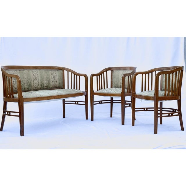 Vienna Secession Bench by Josef Maria Olbrich, Austria, 1900s For Sale - Image 6 of 7