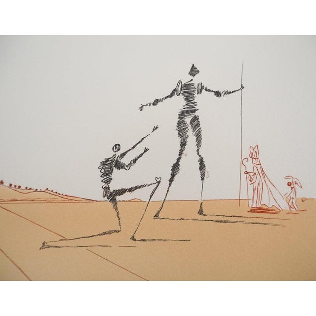 Salvador Dali, Iberian Landscape: Love, Engraving For Sale - Image 5 of 7