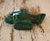 Malachite Carved & Polished Fish Shaped Stone For Sale In Dallas - Image 6 of 10