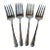 Vintage Silverplated Dessert Forks, S/4 For Sale