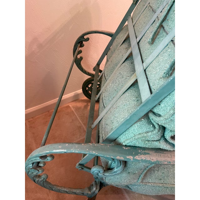 1960s Molla Vintage Cast Aluminum Single Chaise Lounge Chairish