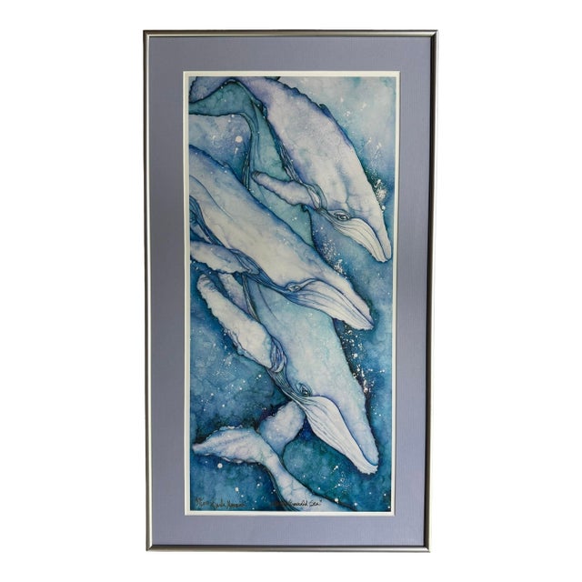 Karla Morreira "Into the Emerald Sea" Signed Limited Edition Watercolor Print - 80/500 For Sale