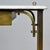 1910s Small Brass Table with Marble Top, 1910s For Sale - Image 5 of 17