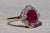 Metal The Leavenworth: Ladies 14K Yellow Gold Ruby and Diamond Ring For Sale - Image 7 of 10
