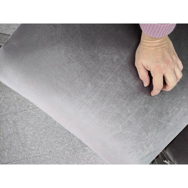 Lucite Velvet Lounge Chairs, a Pair For Sale - Image 11 of 12