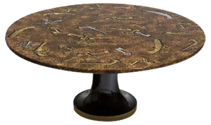Chiavi e Pistole Coffee Table from Piero Fornasetti, 1961