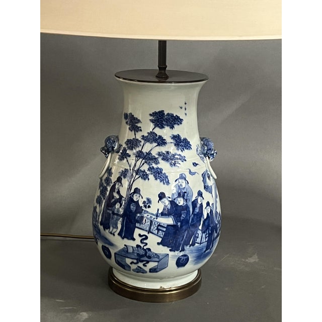 Vintage Porcelain Table Lamps, Set of 2 For Sale - Image 5 of 7