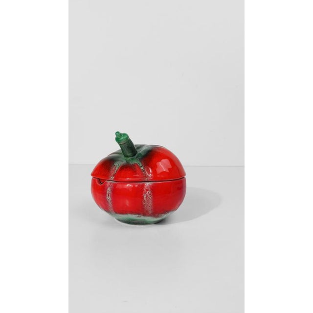 1950s Vintage Italian Majolica Sugar Bowl attributed to Pacetti Albisola, 1950s For Sale - Image 5 of 13