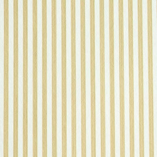 Schumacher Edwin Stripe Narrow Wallpaper in Sand For Sale