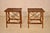 1960s Pair of Tortoise Bamboo Side Tables, Circa 1960's For Sale - Image 5 of 7