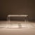 Square Acrylic and Brass Coffee Table in the style of Karl Springer, 1970s For Sale - Image 12 of 13