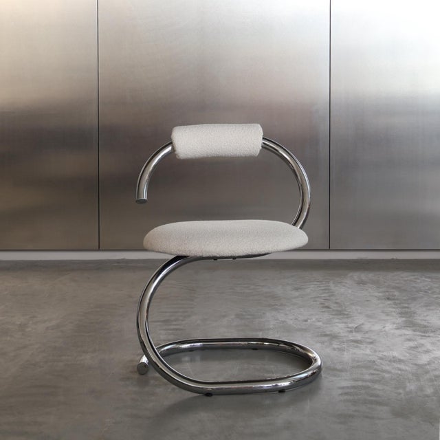 Vintage Cobra Chairs by Giotto Stoppino, Italy, 1970s, Set of 4 For Sale - Image 6 of 12