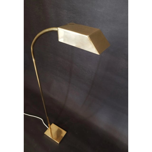 Mid-Century Brass Floor Lamp, 1960s For Sale - Image 9 of 12