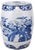 Chinoiserie Chinoiserie Porcalain Blue and White Birds and Flowers Garden Stool For Sale - Image 3 of 4