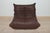 Togo Lounge Chair in Dark Brown Leather by Michel Ducaroy for Ligne Roset For Sale - Image 3 of 4