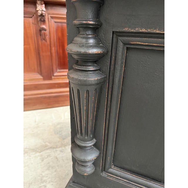 Black Large Early 20th Century Store Counter For Sale - Image 8 of 18