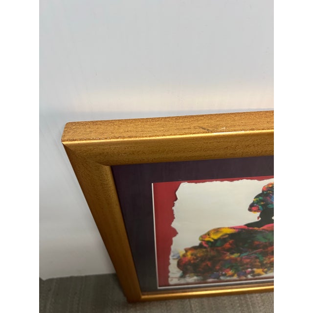 Selma Joyce Glass "Exotic Lady" Limited Edition Print Edition 74 of 1700, Signed For Sale - Image 12 of 12