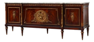 Vintage Louis XVI Style Mahogany Sideboard by E.P. Ehalt, 1950s
