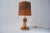 1950`s English Marquetry Wood Inlaid Table Lamp, Sport Cricket Theme, Rewired For Sale - Image 13 of 13