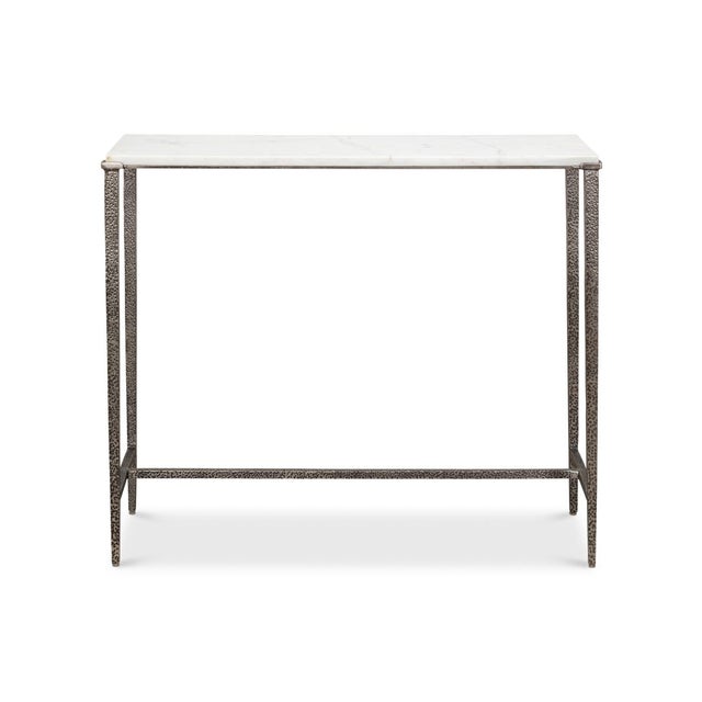 Pair of Modern Industrial Console Tables For Sale - Image 4 of 13