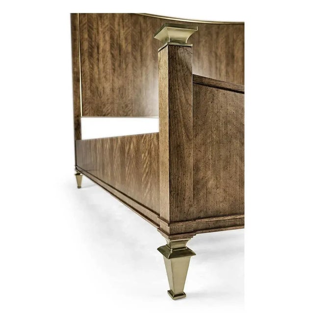 European Classic Walnut Bed - King For Sale - Image 4 of 6