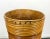 Wood Rattan Cylindrical Umbrella Stand Basket, Italy, 1960s For Sale - Image 7 of 10
