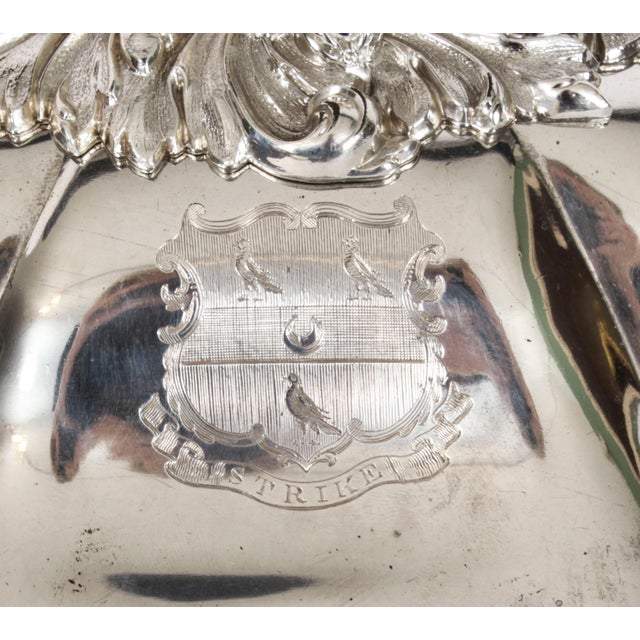 Metal Antique English Sheffield Entree Dishes, 18th Century, Set of 2 For Sale - Image 7 of 18