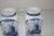 Vintage Delft Blue & White Jars & Tray Set- 3 Pieces For Sale - Image 11 of 12