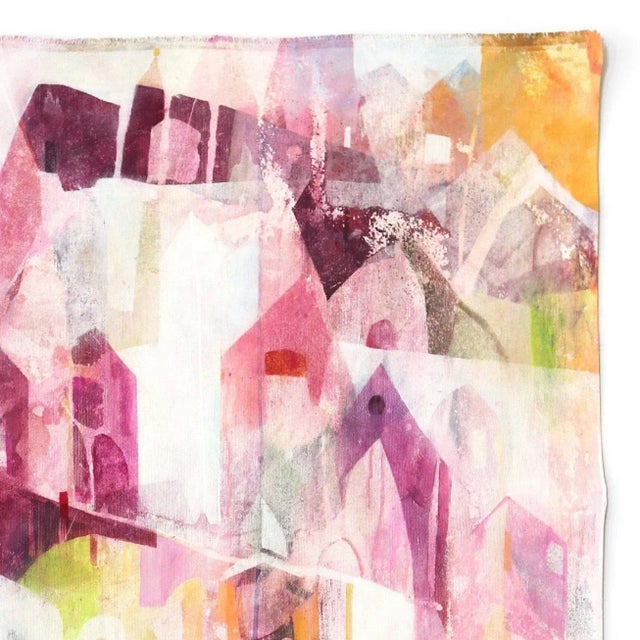 Abstract "Cherish" Contemporary Abstract Expressionist Acrylic Painting by Maria C. Bernhardsson For Sale - Image 3 of 7