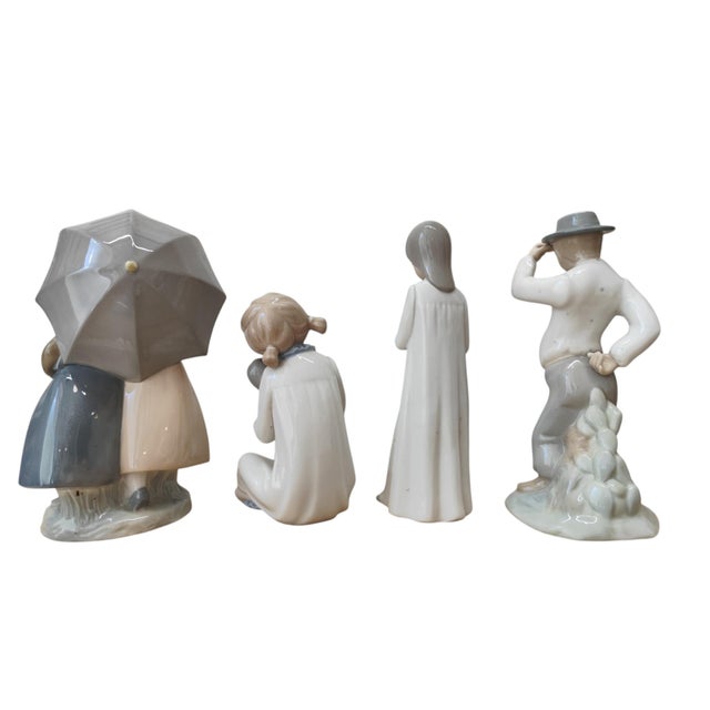 1950s Porcelain Figures from Zaphir Lladró, 1950s, Set of 4 For Sale - Image 5 of 9