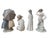 1950s Porcelain Figures from Zaphir Lladró, 1950s, Set of 4 For Sale - Image 5 of 9