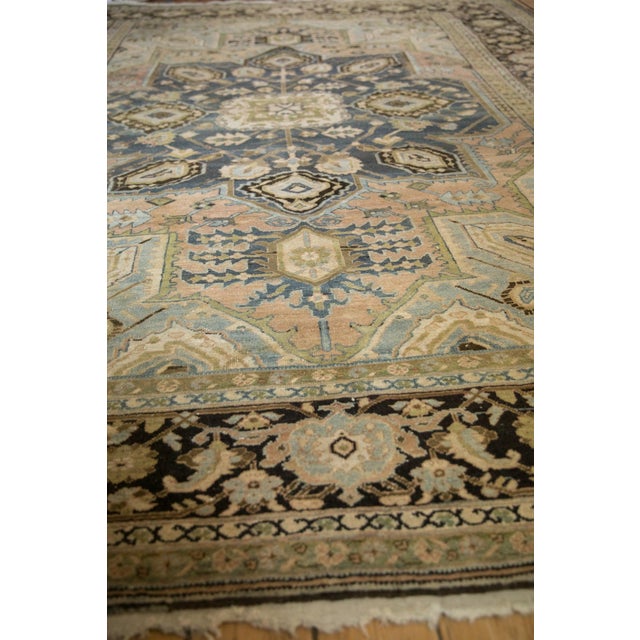 1950s Vintage Distressed Heriz Carpet - 8'1" x 10'8" For Sale - Image 5 of 13
