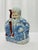Hand Painted Chinese Blue & White Asian Porcelain Immortal Figure With Cane For Sale - Image 10 of 11