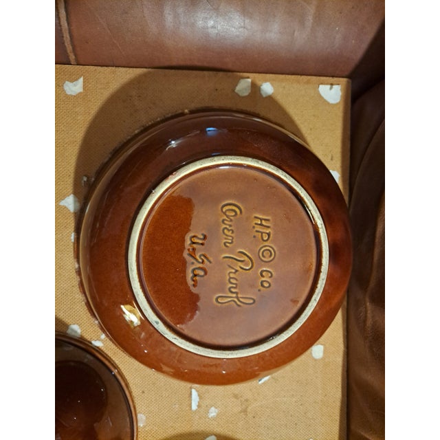 1980s Mid-Century McCoy Pottery Mixing Bowl Set- 3 Pieces For Sale - Image 6 of 9