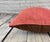 20 x 20 Hemp Pillow Turkish Cushion Natural Pinkish Red Pillow Cushion Cover For Sale - Image 4 of 4