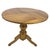 Dimensions: H 27.3” x W 31.7” Antique French tilt top drop leaf breakfast table with pedestal base. Please see our other...