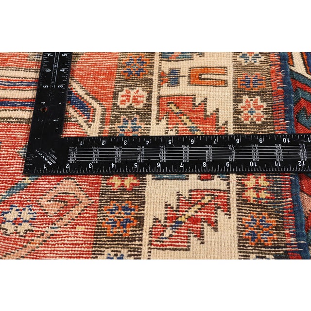 Textile Late 19th Century Persian Karaja Heriz Rug, 03'07 X 11'10 For Sale - Image 7 of 10