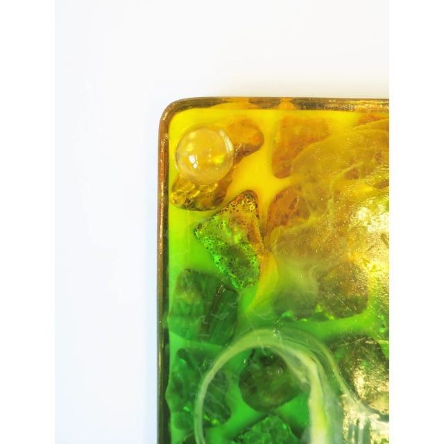 Abalone Seashell and Acrylic Kitchen Table Trivet For Sale - Image 11 of 13