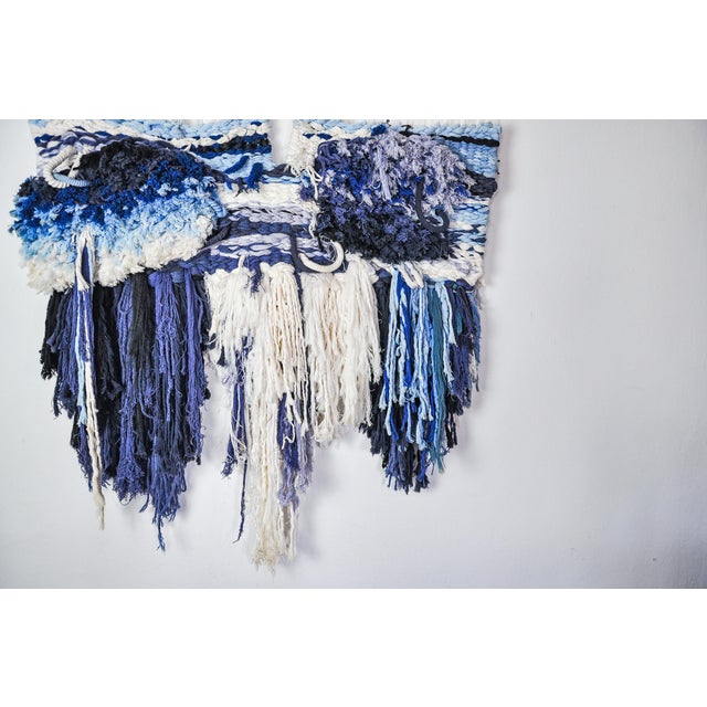 Textile Textured Macrame Wall Tapestry, 1970s For Sale - Image 7 of 9