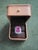 Bochic “Capri” Vintage Emerald Shape Pink Topaz & Tanzanite - 18K Gold & Silver For Sale - Image 10 of 13