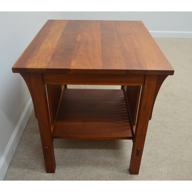 Stickley Mission Cherry Side End Table Chairish